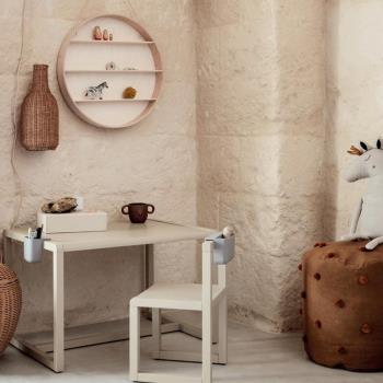 丹麥ferm LIVING Little Architect系列小建筑師兒童實木桌椅