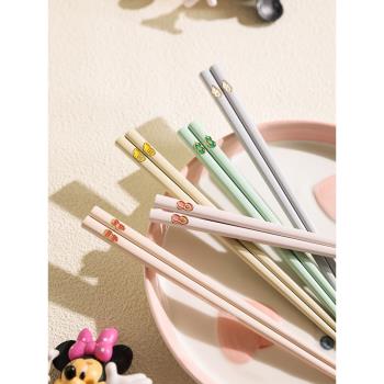 舍里合金筷分餐防滑筷子家用高檔2023新款一人一筷專人專用兒童筷