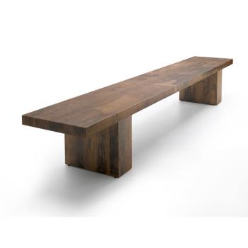 北歐實木長條凳設計師個性創意家具換鞋凳復古做舊長椅子休息區凳