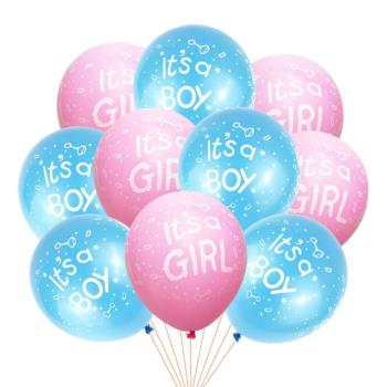 BOY GIRL 時尚寶寶性別揭示迎嬰派對氣球 BABY SHOWER