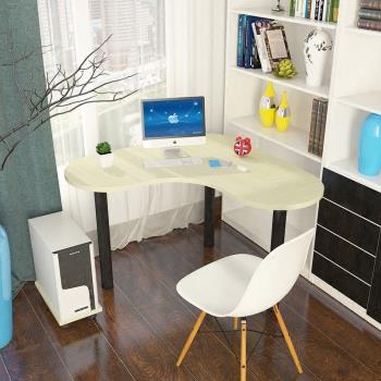 迷你家用墻角小戶型轉角電腦臺式桌電視現代簡約拐角弧形寫字書桌