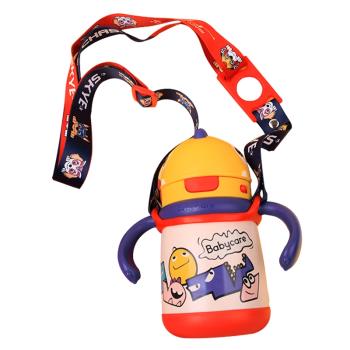 兒童水杯學飲杯背帶適用于babycare掛繩寶寶奶瓶斜挎手柄保溫杯繩