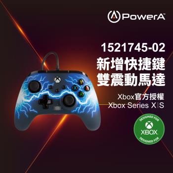 【PowerA台灣公司貨】|XBOX 官方授權|增強款有線遊戲手把(1521745-02) - 閃電