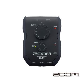 【ZOOM】U-22 行動錄音介面 公司貨
