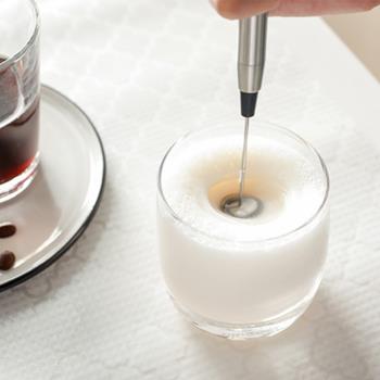 不銹鋼電動攪拌咖啡打泡器家用打蛋器小型烘培奶油打發蛋白攪拌機
