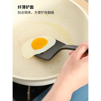 日本霜山尼龍玉子燒鍋鏟耐高溫厚蛋燒煎蛋鏟家用不粘鍋煎餅鏟子