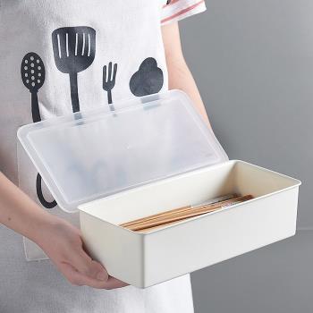 筷子盒廚房家用瀝水收納盒帶蓋防塵筷子筒餐具勺子筷子籠置物架