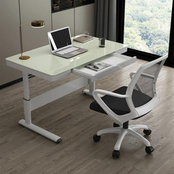 升降電腦桌電腦椅臺式辦公桌學習書桌家用可調節工作臺可選套裝