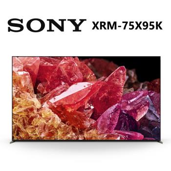 SONY 索尼 XRM-75X95K 日本製 75型Mini LED 4K 智慧電視 75X95K
