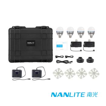 【NANLITE】南光 PavoBulb 10C RGBWW LED 全彩魔光燈泡 10C 4燈組 正成公司貨