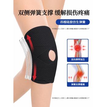 日本半月板損傷護膝男女士關節運動膝蓋髕骨帶保護套跳繩跑步護具