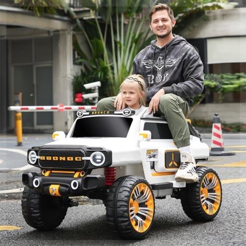 坦克兒童電動車300可坐大人玩具車四輪四驅越野雙人寶寶電動汽車