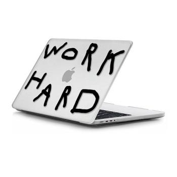 努力工作casetify適用蘋果MacBook Pro13/14/15/16寸磨砂透明電腦筆記本保護殼2021-2023款M2/M1套Air簡約ins
