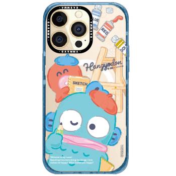 三麗鷗綠色小丑魚手機殼透明保護套適用iPhone15ProMax蘋果手機15矽膠全包軟殼卡通動漫可愛人魚漢頓磁吸充電