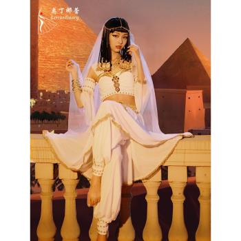 埃及艷后茉莉公主白色萬圣節服裝