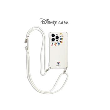 【Disney正版】適用蘋果15手機殼迪士尼全包防摔iphone15pro斜挎新款帶掛繩15promax矽膠女高級plus潮牌小眾