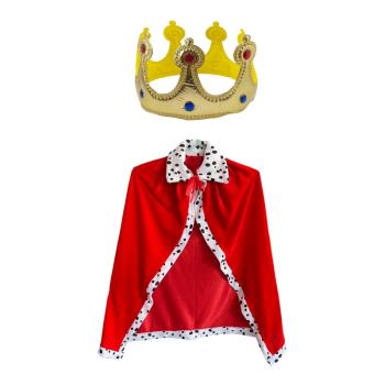 萬聖節聖誕王子表演服舞臺劇演出王子披風國王斗篷兒童節演出服裝