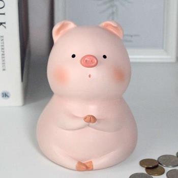創意小豬存錢罐儲蓄可愛動物可存取大容量儲錢家居裝飾禮物萬圣節