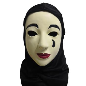 2023新電影威尼斯鬼魂面具令人悚然的恐怖頭套服裝萬圣節派對道具