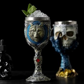 酒吧百科個性創意Tiki杯高腳骷髏頭杯僵尸雞尾酒杯萬圣節系列酒杯