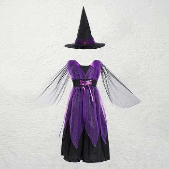 Halloween Costume Childrens Cosplay Anime Witch Costume服裝