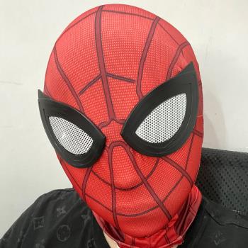 蜘蛛俠面具兒童頭套成人通用搞怪萬圣節防曬全臉面罩cos舞會道具
