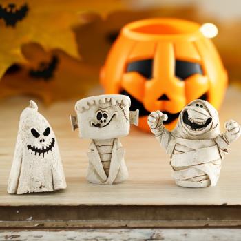 Pumpkin Head Ghost Halloween decoration tabletop 萬圣節擺件