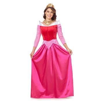 大碼萬圣節童話睡美人愛洛公主奧羅拉公主裙演出服cos服粉色禮服