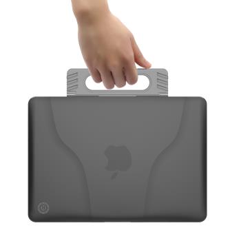 勁妙筆記本外殼保護套適用于蘋果筆記本Macbook air pro 13寸手提保護殼套防摔散熱支架