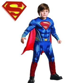 兒童超人cos服萬圣節男孩漫威超級英雄超人扮演服派對六一表演服