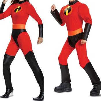 超人總動員2連體衣cos服超人總動員特工隊萬圣節cosplay表演服裝