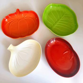 雜置社萬圣節限量立體蔬果造型創意甜品餐盤家用碟湯盤