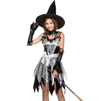 仿皮出口日本燙金cosplay女巫