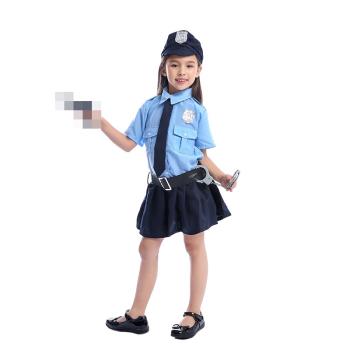 cosplay警官可愛兒童萬圣節服裝
