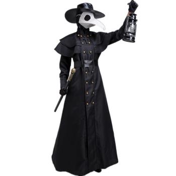 high-quality Halloween costume medieval punk plague doctor