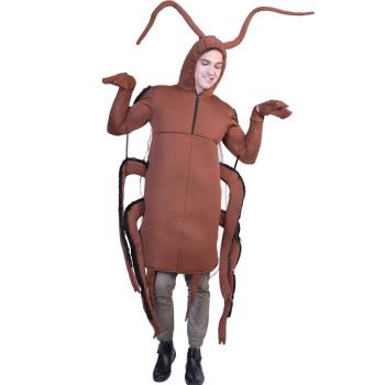 萬圣節搞怪搞笑表演服成人男女士蟑螂扮演服裝連體衣昆蟲曱甴cos