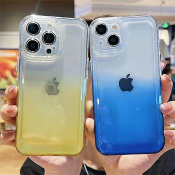 適用蘋果13的手機殼14透明iPhone 15ProMax新款11套x高級感xr全包12Pro硅膠xsmax透明簡約xs女8 Plus十三軟男