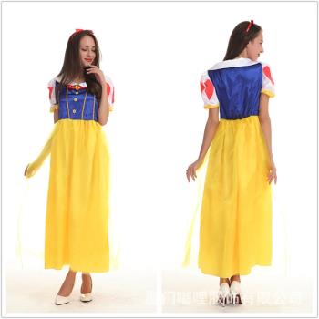 cosplay Halloween Adult Snow White Queen Dress Queen Dress M