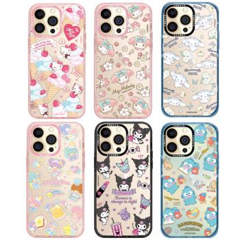 三麗鷗庫洛米玉桂狗凱蒂貓卡通小雙星MagSafe磁吸保護套適用iPhone15小丑魚透明蘋果15ProMax矽膠防摔手機殼