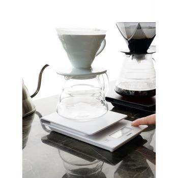 HARIO日本V60濾杯手沖咖啡陶瓷錐形有田燒過滴壺橄欖木漏斗器套裝