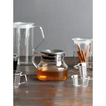 KINTO日本CAST茶壺 耐熱玻璃泡茶壺家用花茶紅茶水分離壺日式茶具