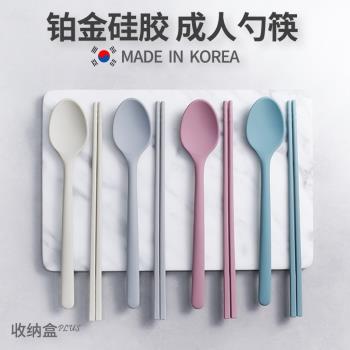 naperbaby勺子進口硅膠勺子 食品級高顏值喝湯吃播筷子ins風蟲蟲