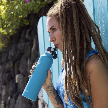 HydroFlask美式新款標準口吸管簡約時尚INS網紅高顏值保溫杯straw