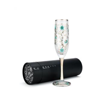 日本ADERIA石塚EL DORADO櫻花藤蔓金銀香檳杯氣泡酒杯對日式玻璃