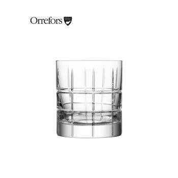 瑞典進口Orrefors Street 手工水晶玻璃刻花威士忌酒杯家用洋酒杯