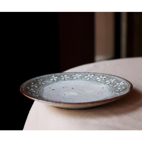 清貨特價復古質感日本進口花三島粗陶粉引早餐杯湯飯碗小缽杯子