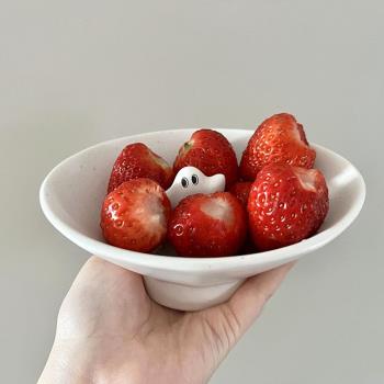 國內現貨幽靈碗可愛水果碗早餐麥片燕麥碗藍莓碗草莓碗陶瓷水果碗