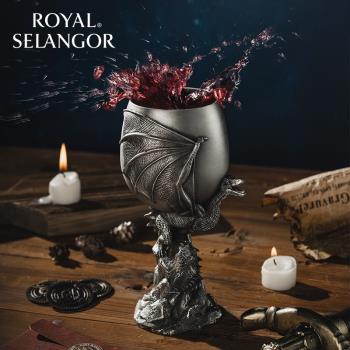 皇家雪蘭莪紅酒杯手工錫制權力的游戲授權聯名高腳杯復古葡萄酒杯