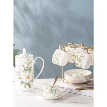 精致小眾款設計風歐式復古骨瓷咖啡杯下午茶杯套裝式禮盒裝紅茶杯