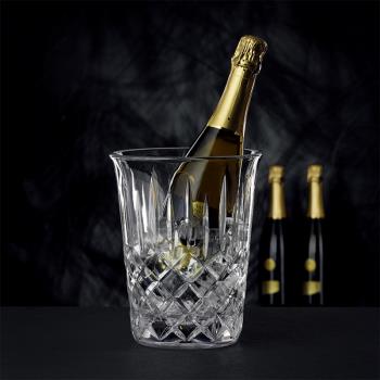 德國Nachtmann水晶玻璃冰桶歐式透明冰塊桶 輕奢紅酒香檳冰鎮容器